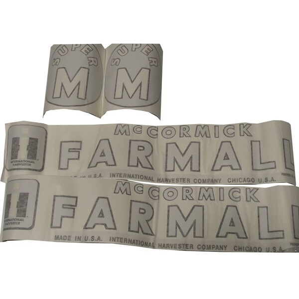 Vinyl Decal Kit For International Harvester Super M